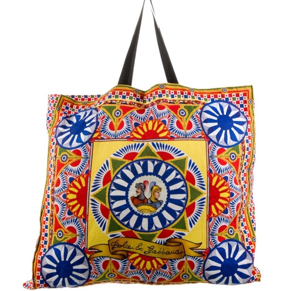 Dolce & Gabbana Foldable Printed Canvas Tote - Picture 4 of 5